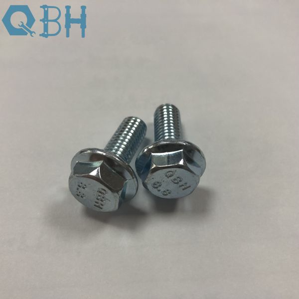 DIN 6921 Serrate CL8.8 Stainless Steel Flange Bolts Metric