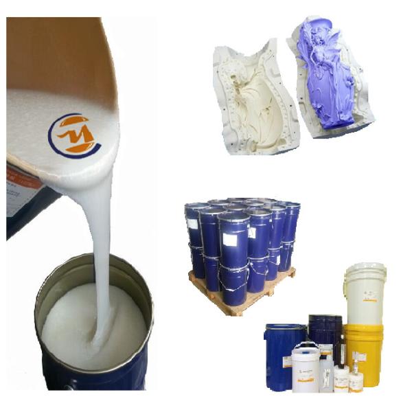 30 mins Working Time Brushing Liquid RTV2 Silicone Rubber for Sculpture Molds Mix Ratio 100 2
