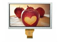Affichage lisible de lumière du soleil d'intense luminosité de panneau d'écran d'affichage à cristaux liquides de LVDS TFT de pouce 1024 x 600 d'IPS 8 avec l'écran tactile capacitif