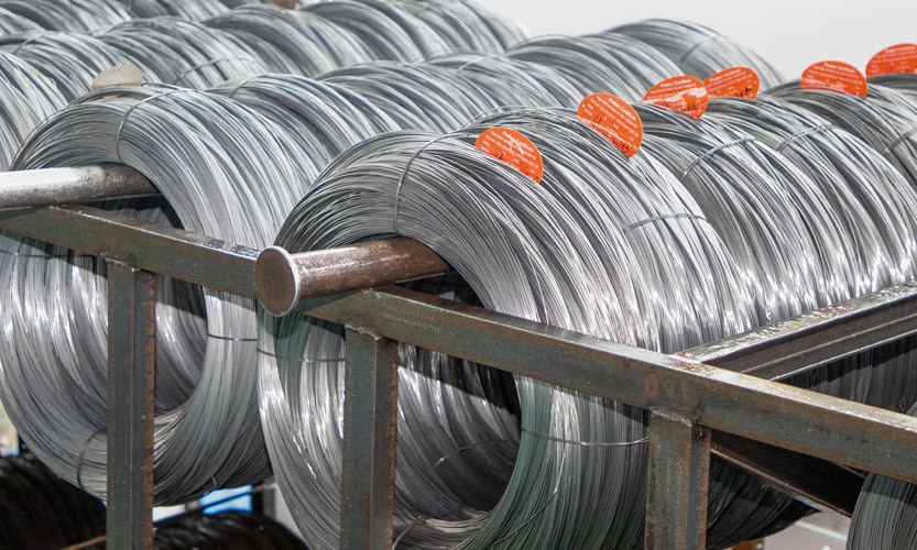 Galvanized Steel Wire With ASTM A510M 40g/M2-300g/M2 Zinc Coat 0.6-7.5mm Diameter