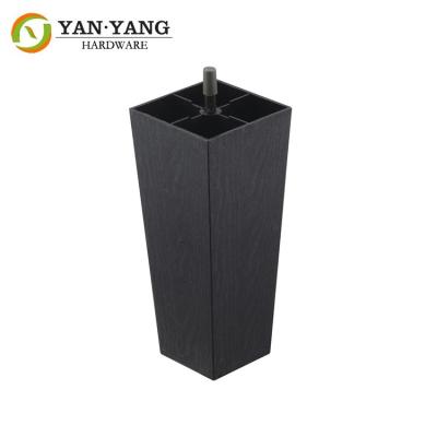Furniture hardware table leg Black Color Plastic Leg for Sofa