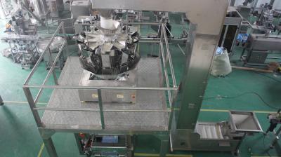 Dried Fruit Dry Filling Machine , Powder Packaging Equipment With Multi Head Weighter