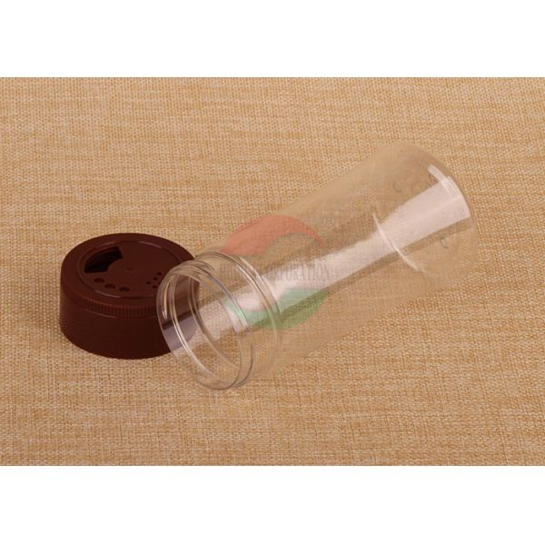 Food Storage PET Clear Pet Jars Screw Cap Clear Plastic Can For Spice 1000ml