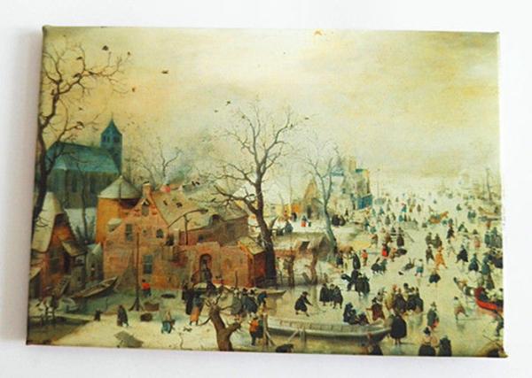 Custom Artwork 54x78mm Picture Printing Souvenir Tinplate Fridge Magnet for Decoration and Promotio