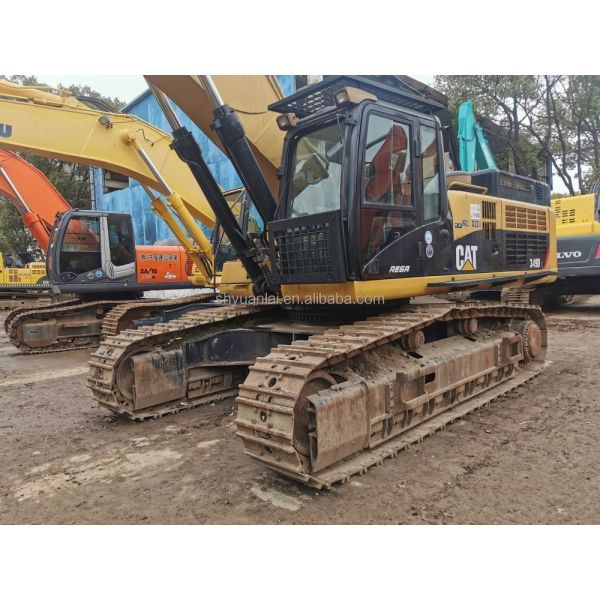 Excavateur CAT349D d'occasion Peinture originale de conception en acier souple et de haute puissance