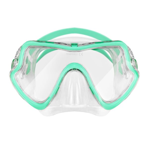 Máscara de buceo de lente única miope Gafas para gafas
