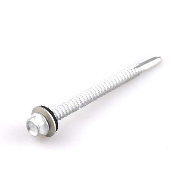 Hex Flange Bimetal Screw With Epdm Washer Metal Self Drilling Screw for Installation