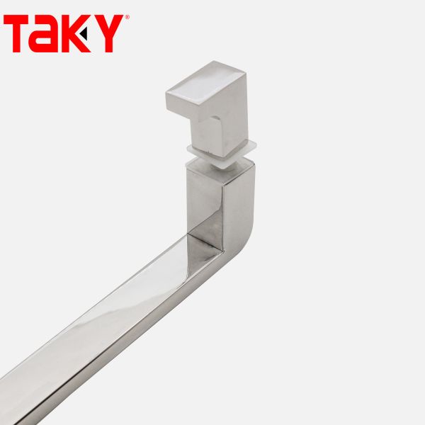 Customized Polish Handle Bathroom Glass Door Handle Stainless Steel Glass Door Pull Handle