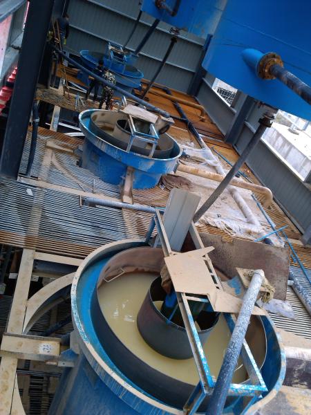 材料サイズ -5mm 鉱山分離機 液体サイクロン スラッグ分離機