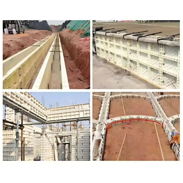 Reusable ABS PP Concrete Formwork with Customizable Dimensions and High Corrosion Resistance for Construction Molds