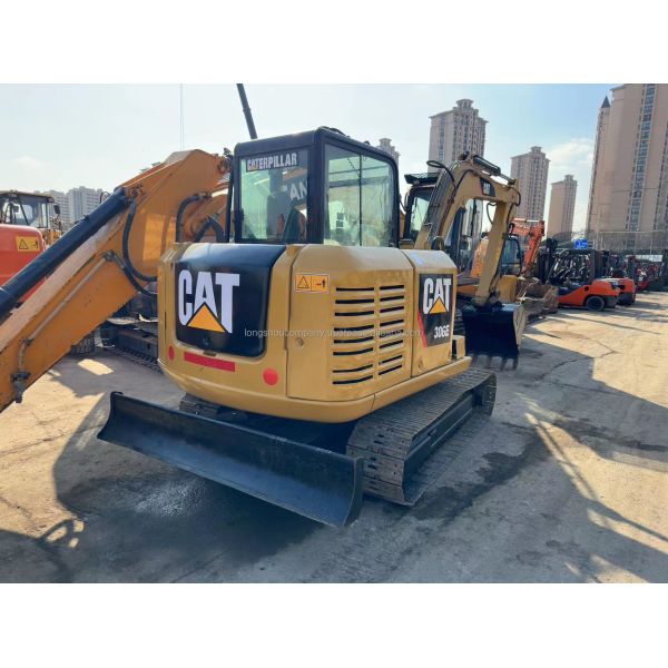 CAT308 CAT307 CAT306 CAT305.5 8 Ton Mini Excavator Used 306E Excavators for Construction
