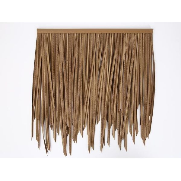 Customized PVC Thatch Roof Tiles for Garden/Seaside Bars Easy to Install and Maintain
