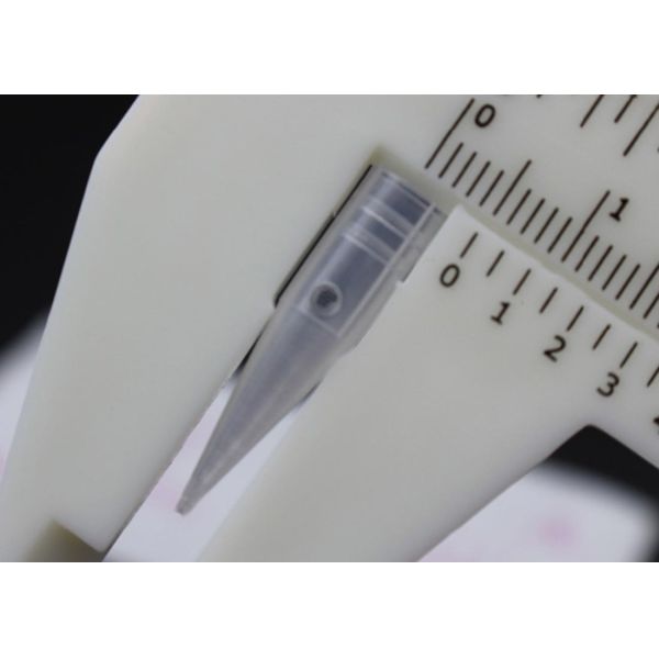 Plastic 25mm Sterilized Tattoo 1R Needles Tip Nozzle  For Eyebrow Permanent Makeup Tattoo Machine Needle