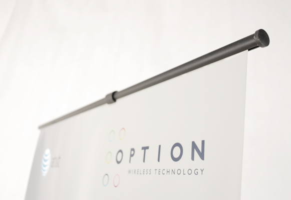 Foldable Graphic Banner Stand Aluminum Material  L Exhibition Stand
