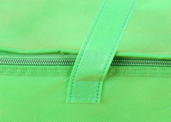 Milk Green Cooler Tote Bag Thermal Insulated Dry Aluminum Food Delivery