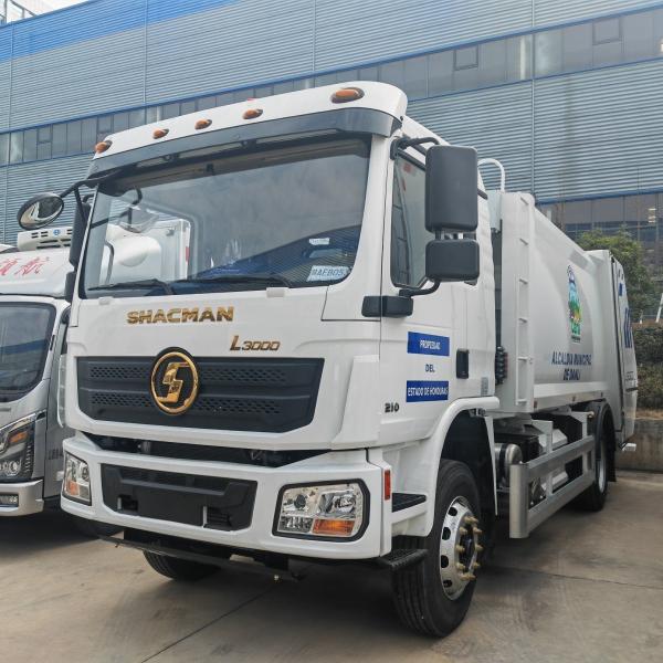 Shacman L3000 Refuse Compactor Vehicle 16cbm Garbage Collection Truck 260HP