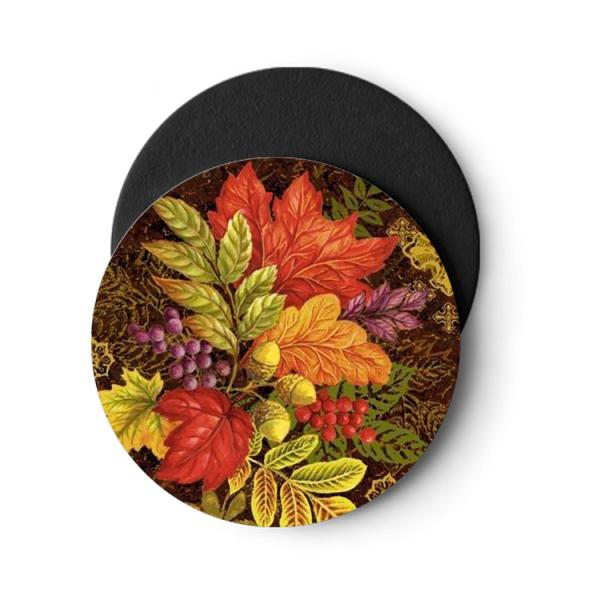 3D Lenticular Placemats Cork Backed Heat Resistant  EVA / Cork Coaster PET 0.6mm Thickness