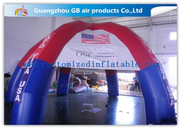 Colorful Outdoor Dome inflatable tailgate tent personalized canopy tent with 6 Legs