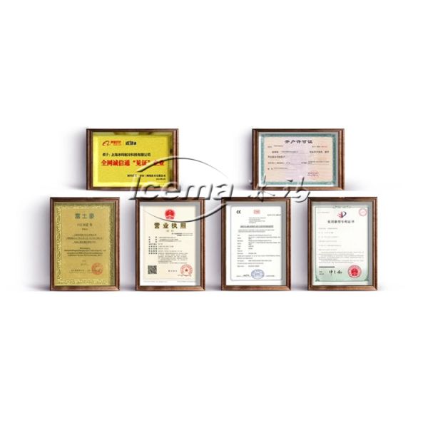 ICEMA Углеродистая сталь Лед бритый раздавленный свежий хранение для продуктовых магазинов