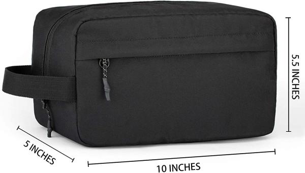 Waterproof and Shock-proof  Hanging  Toiletry Bag for Men Water Resistant Shaving Bag for Travel