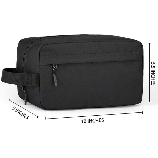Waterproof and Shock-proof  Hanging  Toiletry Bag for Men Water Resistant Shaving Bag for Travel
