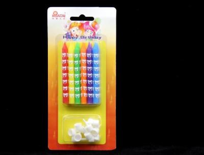 Cute White Bear Head Printable Birthday Candles Food Grade Smokeless OEM Service