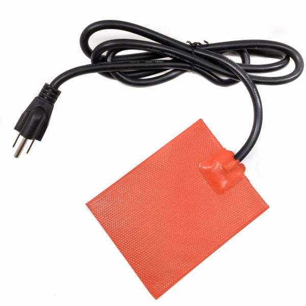 300W Flexible Silicone Heater 220 Volt 1.5mm Rubber Heating Blanket