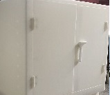 Лабораторный растворитель пластик двойной двери небольшой коррозионный шкаф белая полипропиленовая кислота