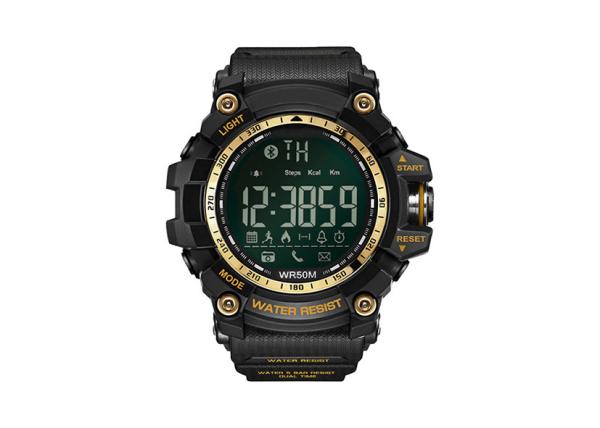 Bluetooth Waterproof Plastic Sports Watch Intelligent Movement With Plastic Strap