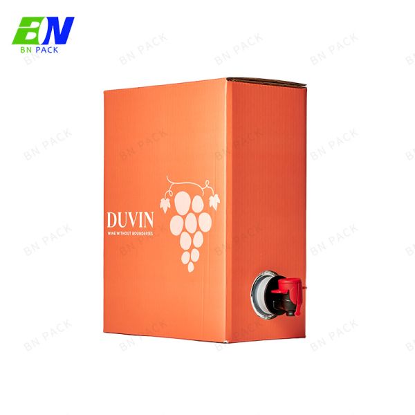 Custom Aseptic 3L 5L 10L 15L 20L Coffee Wine Syrup Juice Water Liquid BIB Bag Plastic Bag In Box Dispenser