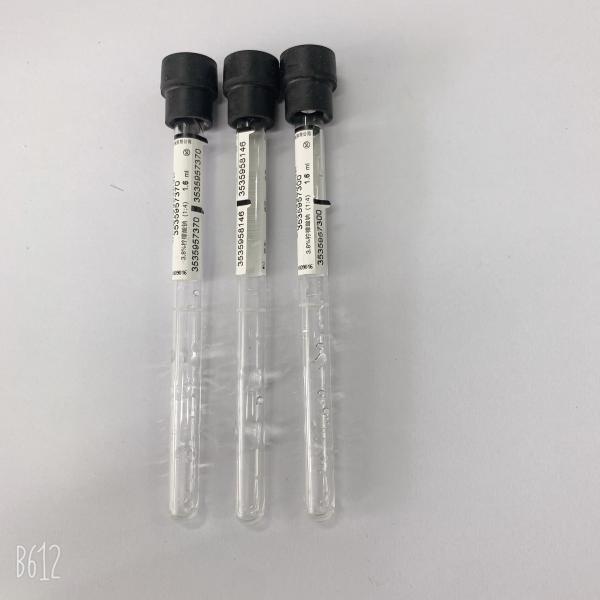 Slender ESR Tube Sodium Citrate 1: 4  Black Cap  Blood Sample Collection