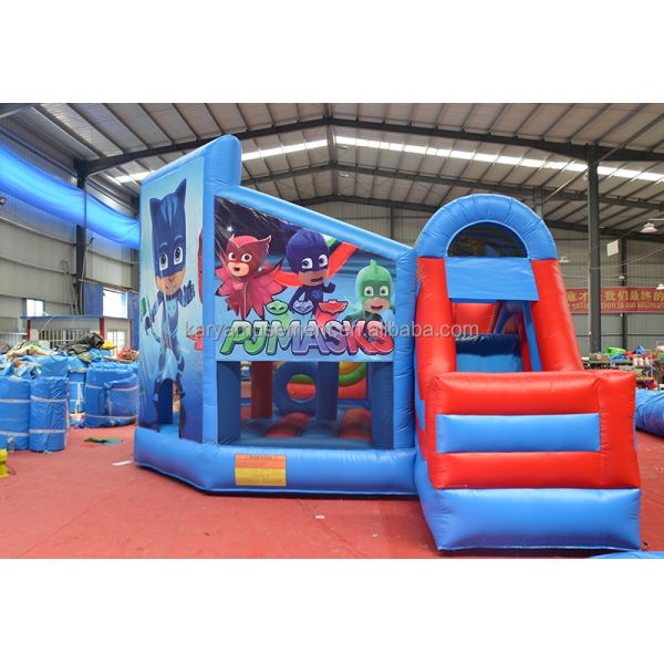 Cartoon Character Castle with Slide Combo Portable and Customizable Pictures Included