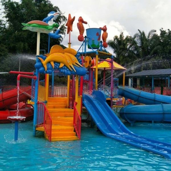 Awesome Splash Water Playground Theme Park Rides 13.5m*9.5m*7m