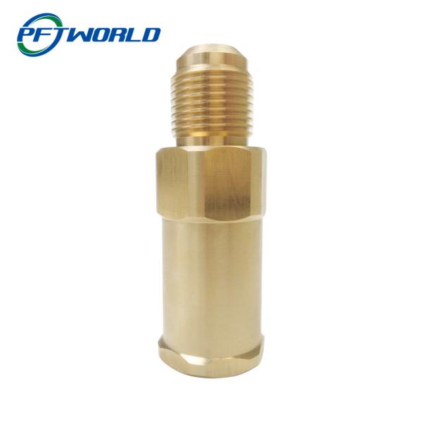 Acessórios fazendo à máquina de bronze do CNC da precisão, injetor de bronze, ouro
