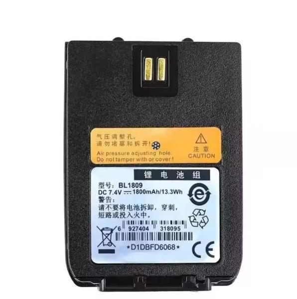 Bateria BL1809 Hytera 7.4V 1400mAh Bateria recarregável de iões de lítio para rádio de duas vias X1p X1e Z1p
