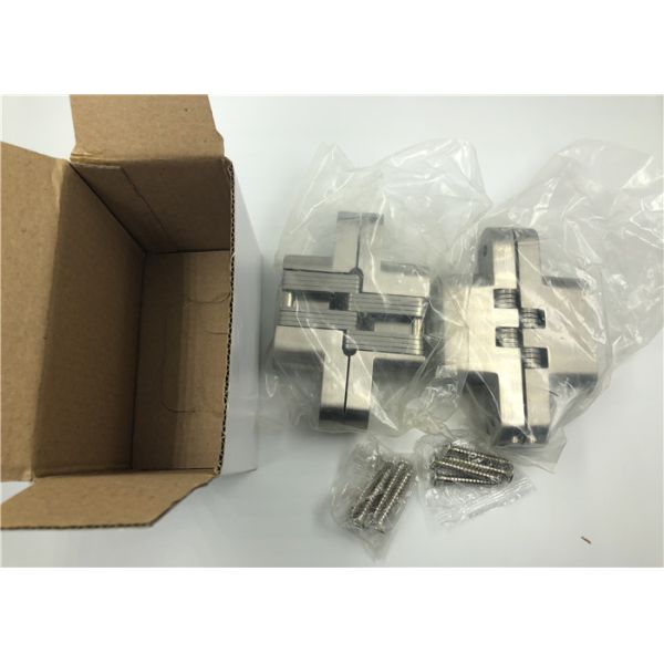 Bisagra invisible cepillada del níquel SOSS para la puerta de plegamiento de madera interior de la puerta