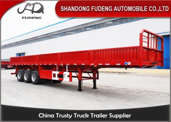 Enclosed cargo side wall semi trailer 3 axles load 40 ton for sale