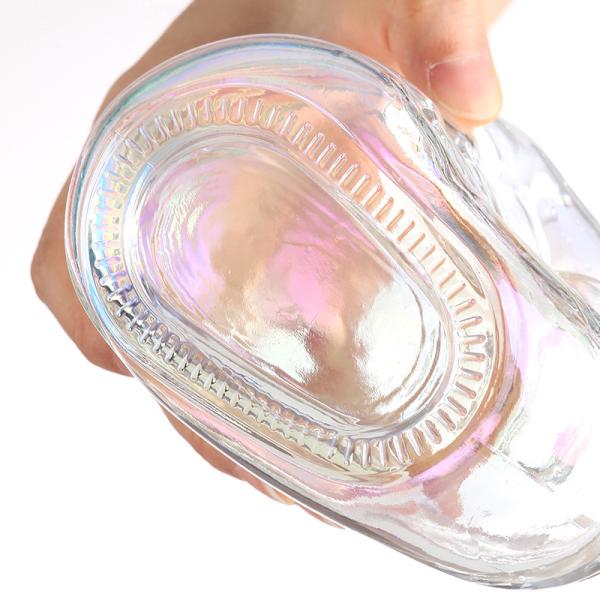 Custom Make Mini Size 50ml 100ml Round and Square Glass Liquor Bottle with Screw Cap