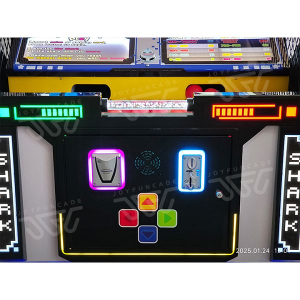 Hungry Shark Arcade Redemption Machine High-Income Shark Attack Arcade Game - Carnival Ticket Hitting Game for Game Center