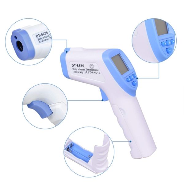Clinical Electronic No Contact Thermometer , Baby Digital Infrared Thermometer