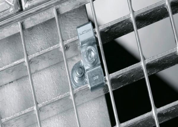 Heavy Duty Galvanized Steel Grating Clips Power Plant Suit ISO 9001 Approval