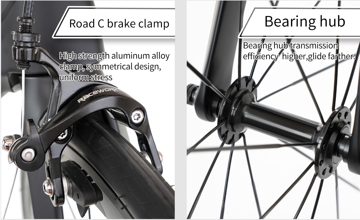 дорога углерода тормоза 700C v велосипед полные велосипеды тормоза оправы волокна углерода