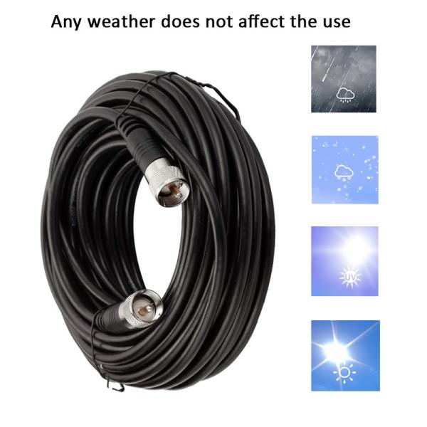 50ohm RG174 Coaxial Cable with Inner Conductor CCA 2.74±0.02mm and N Female Connector