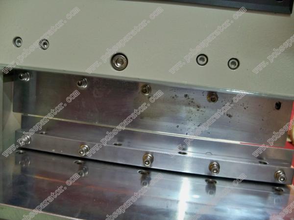 Pneumatic Pcb Cutting Machine With Two Linear Blades For Any Length Boards