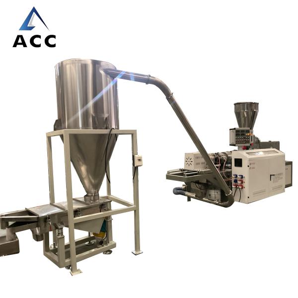 300kg/H PVC Plastic Extruder Air Cooling Single Screw PVC Granule Making Machine