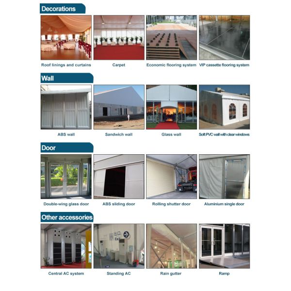 White Special Event Canopy, Outdoor Party Tents For Temporary Warehouses / Workshops