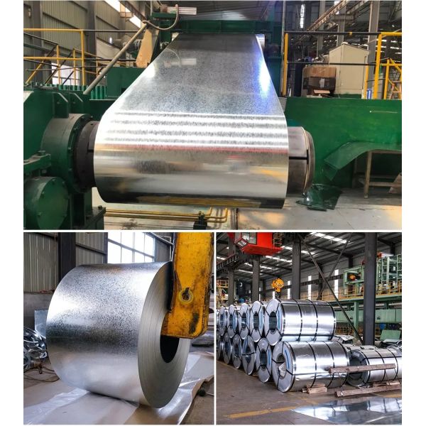 Zinc Coated  Galvanized Steel Coil HDGI / GI Hot Dipped S235 S355 Grade C Mild