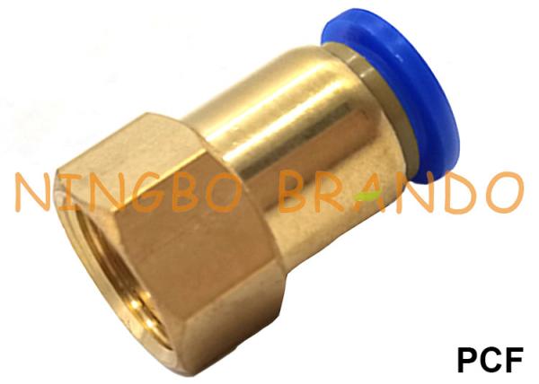 PCF Push On Female Quick Connect Pneumatic Hose Fitting 1/8 1/4 3/8 1/2