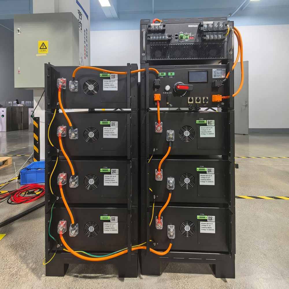 51.20kWh 560V High Voltage Battery System With Ten Modular Rack Units