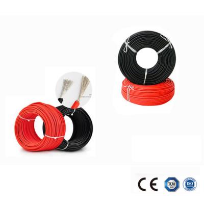 Câble solaire de picovolte d'isolation, câble solaire résistant froid TUV de C.C de 4mm approuvé